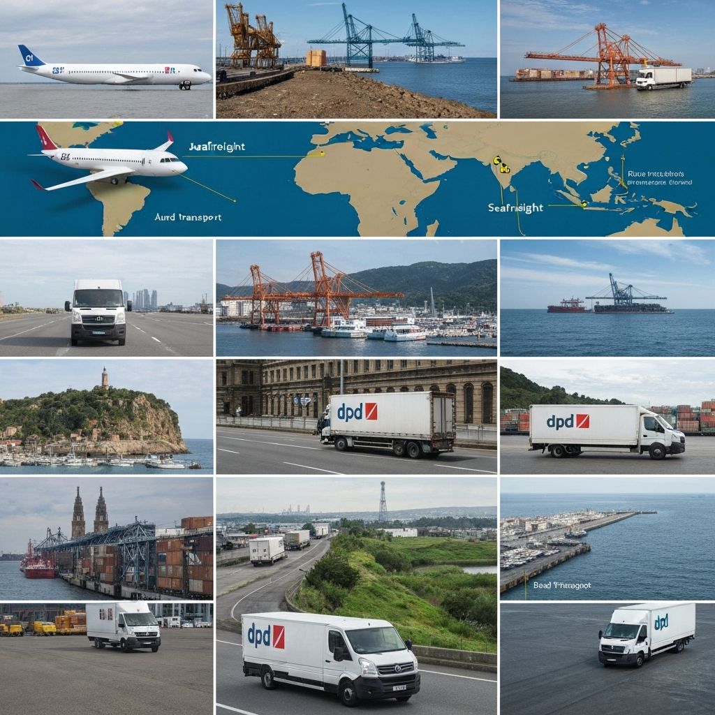 Fast Lane Shipment comprehensive logistics operations - 4 panel overview